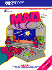 M.A.D. Atari 2600 US box art